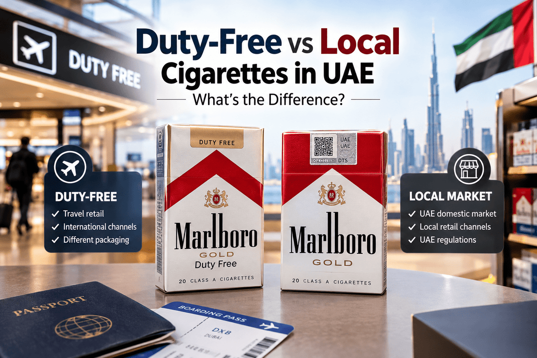 Duty Free VS local Cigarettes Dubai, UAE