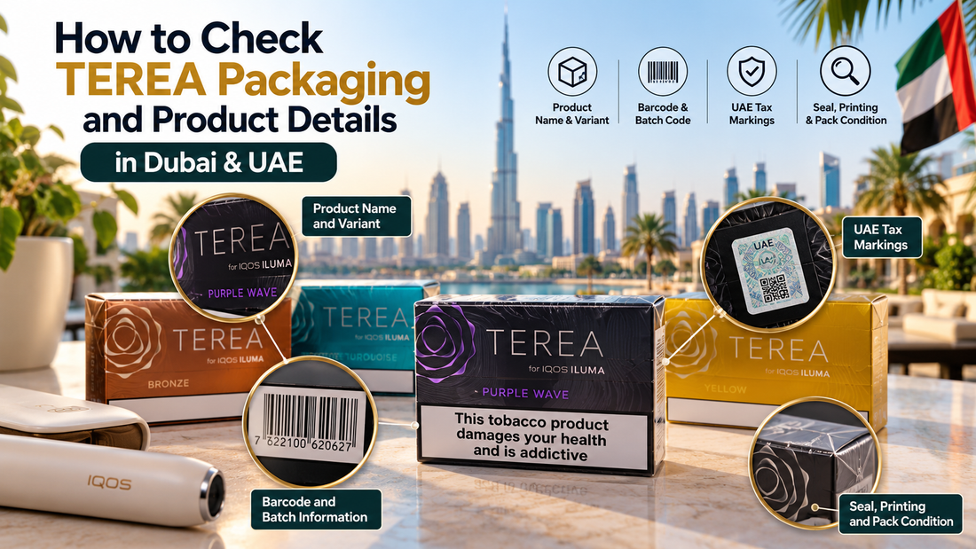 How to Check TEREA Packaging and Product Details in Dubai & UAE
