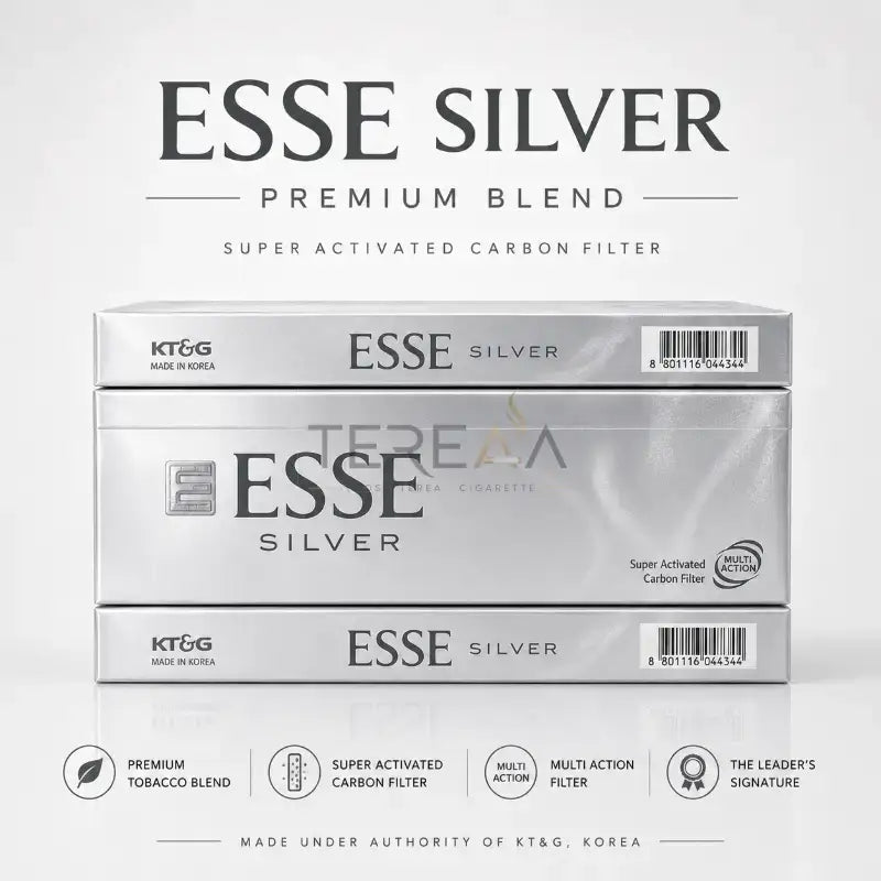 Esse silver cigarettes in Dubai   