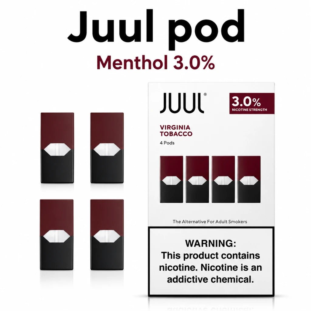 Buy Authentic&nbsp;JUUL Menthol Pods 3% in Dubai 