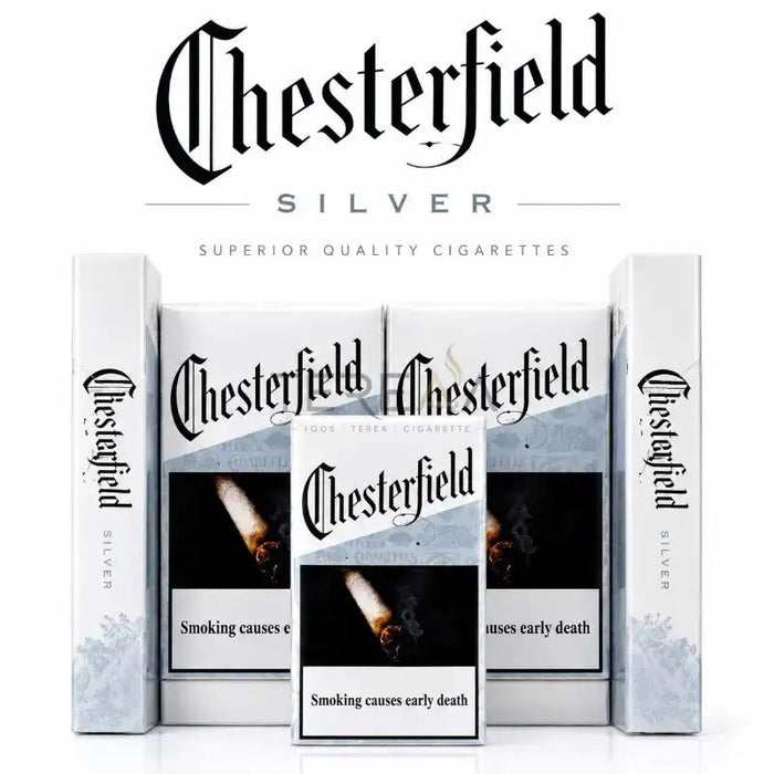 Chesterfield Silver Cigarettes.