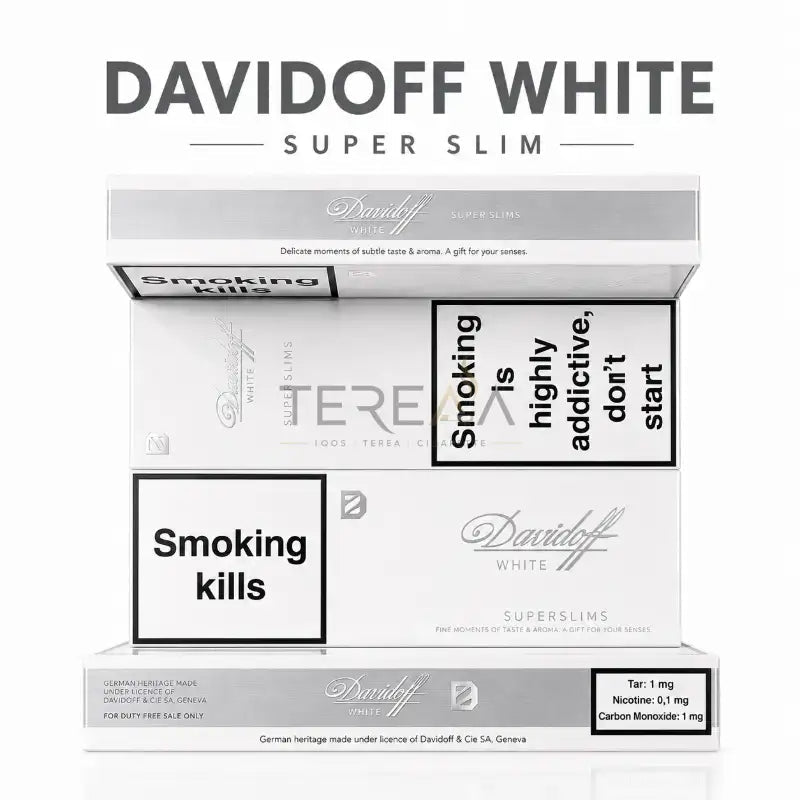 Davidoff white super slim cigarettes - Tereaa