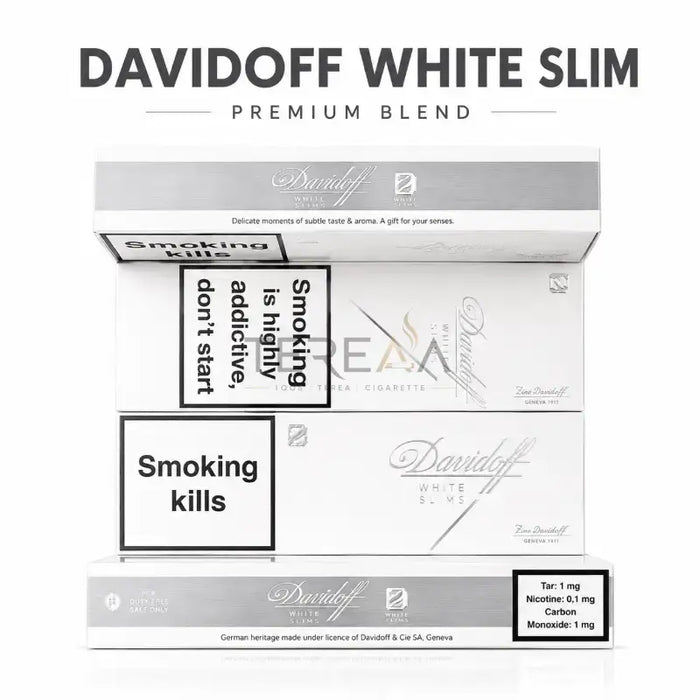 Davidoff white slim cigarette