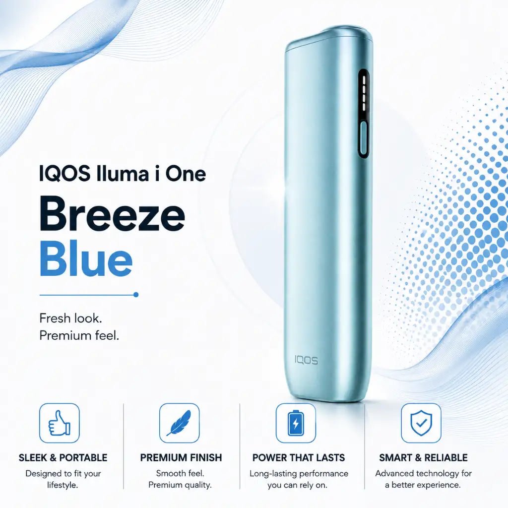 IQOS ILUMA i ONE Breeze Blue premium device