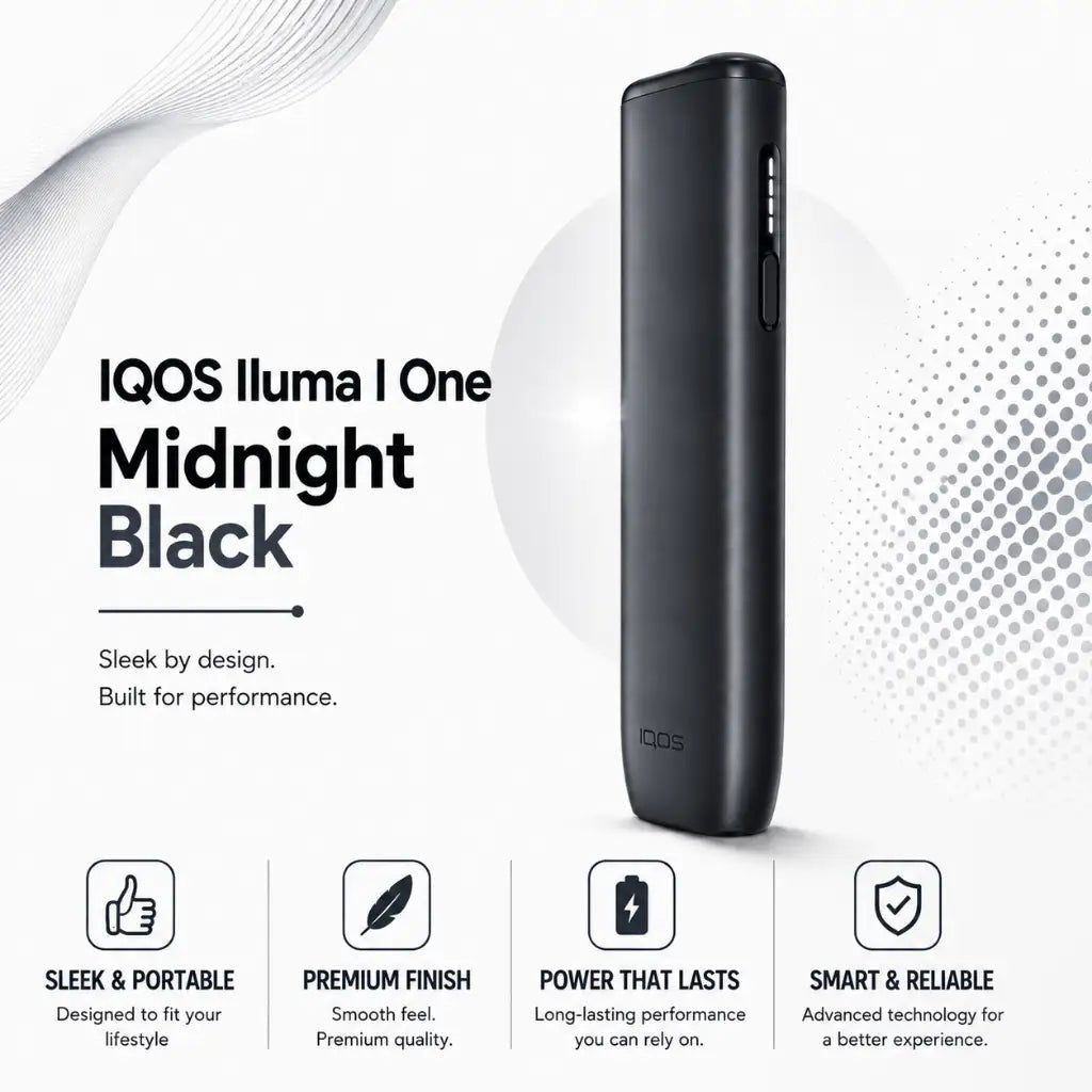  IQOS ILUMA i ONE Midnight Black: The Device That Doesn’t Ask for Attention