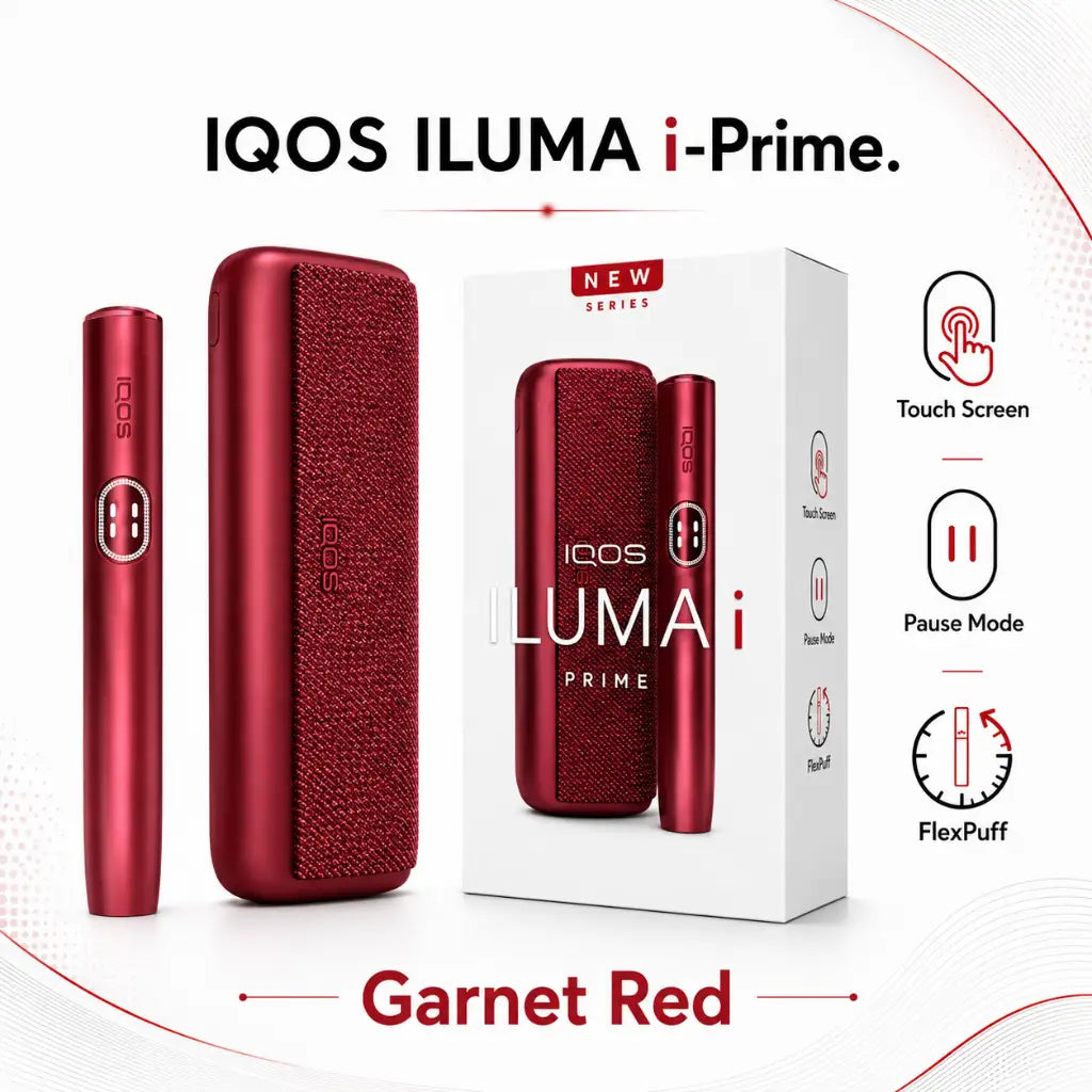 IQOS ILUMA i PRIME Garnet Red UAE | IQOS iluma
