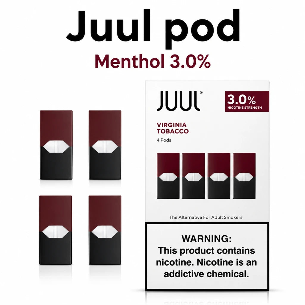 JUUL Menthol Pods 3.0% | 4 Pods | TEREA.AE