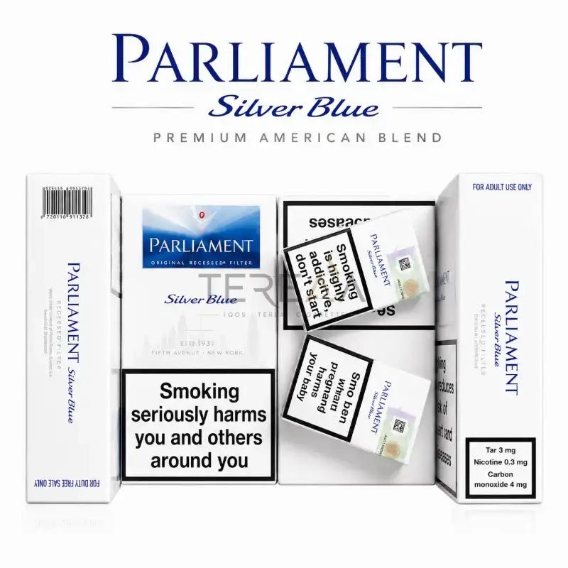  Parliament Silver Blue Cigarettes in Dubai, UAE