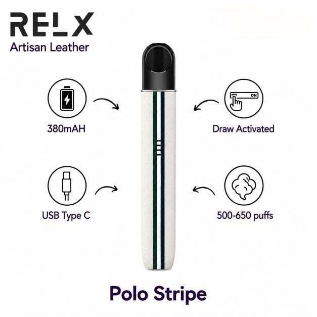 Relx Artisan leather polo stripe - Tereaa
