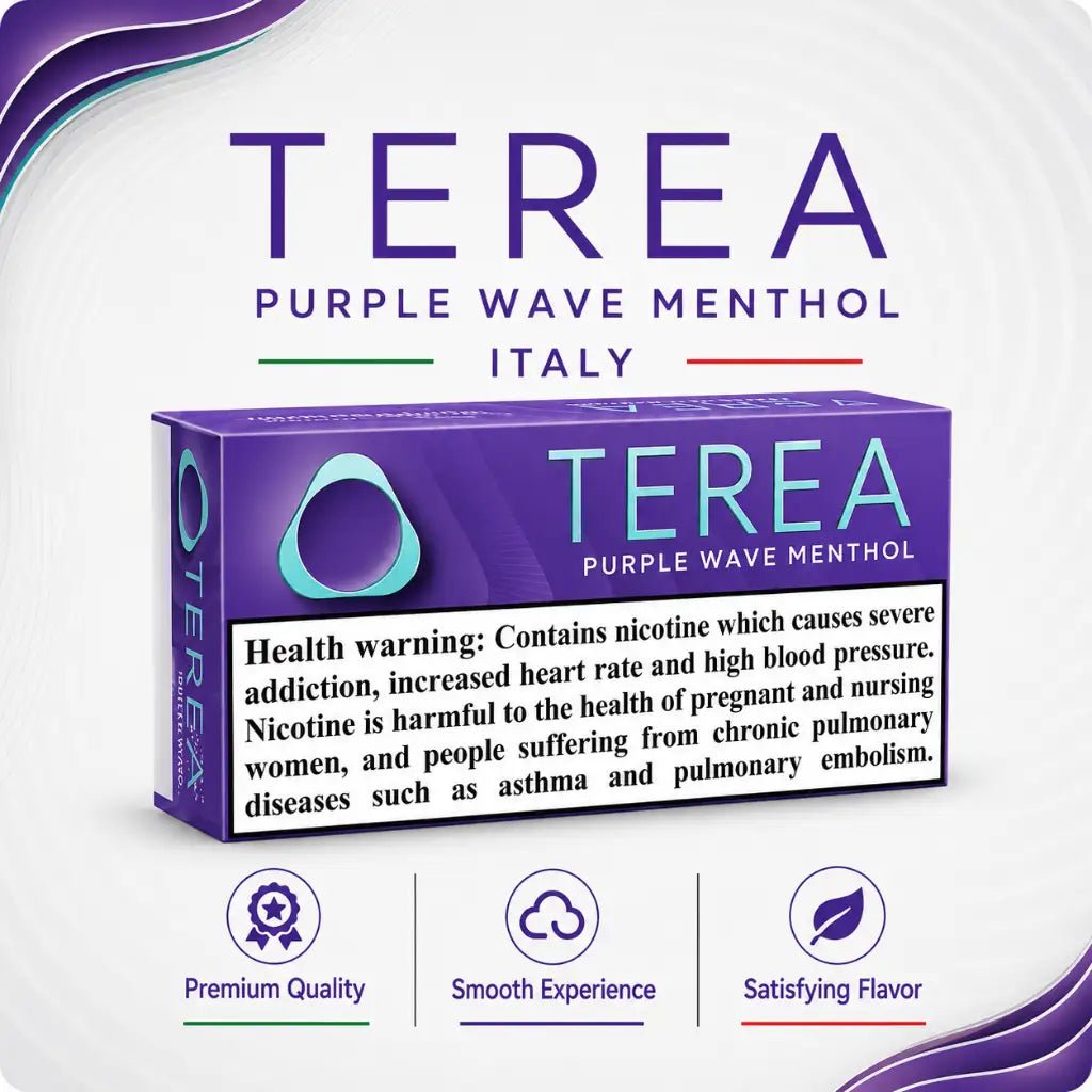 TEREA Purple Wave Menthol Italy in Dubai: Where Berry Meets a Cool Finish