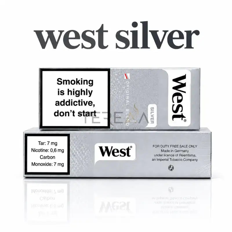 West silver cigarettes