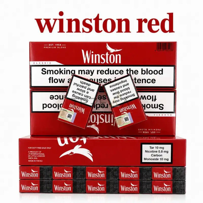 Winston Red Cigarettes.